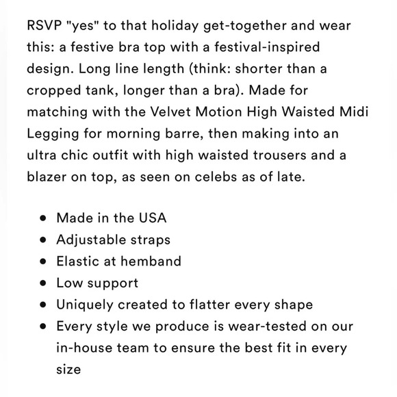 NWT Beyond Yoga Velvet Motion VIP Long Line Bra Size Small $68 - Picture 8 of 10